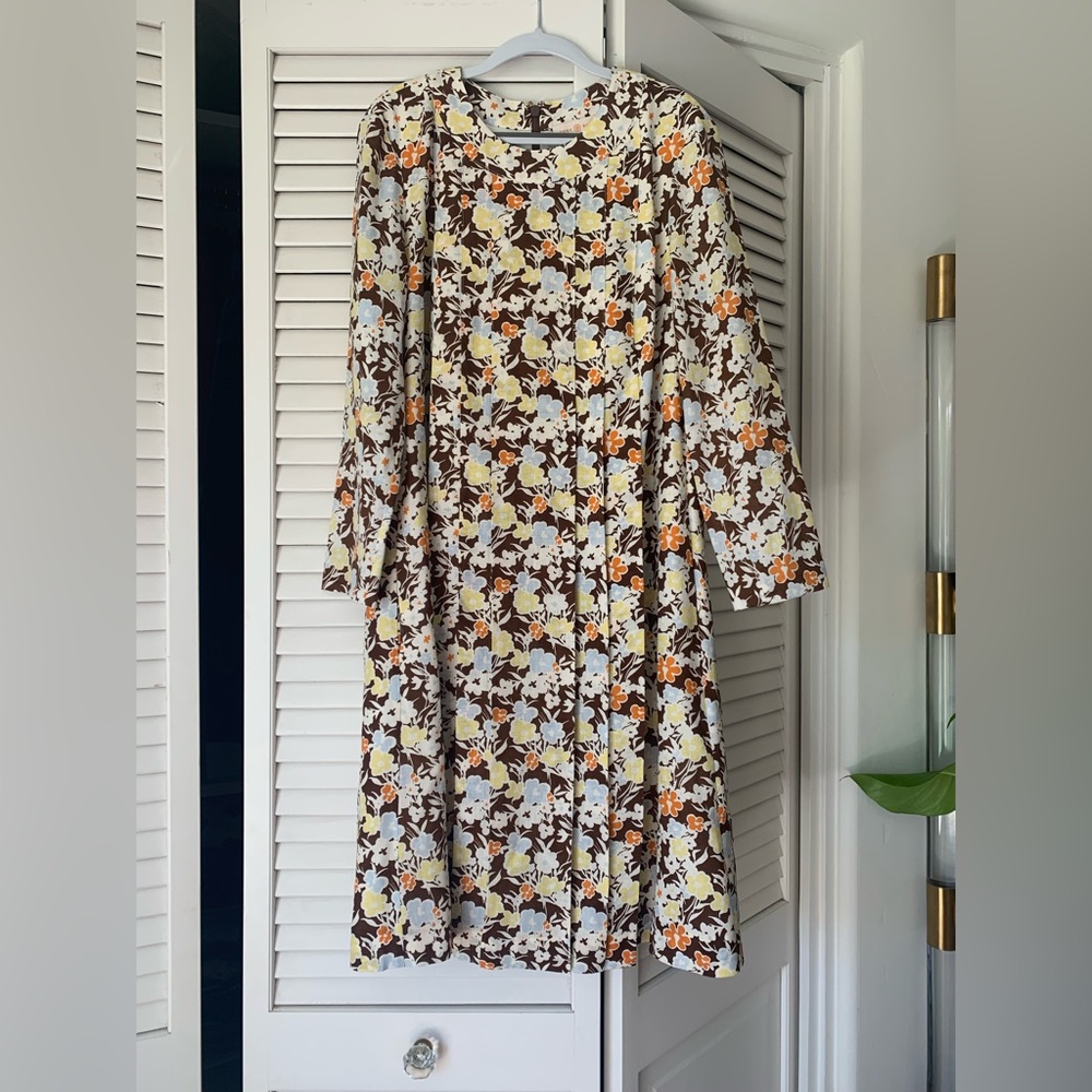 NWT retro floral Tory Burch dress